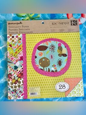K&Company Carolyn Gavin Paper Pad, Greenhouse Style 12x12